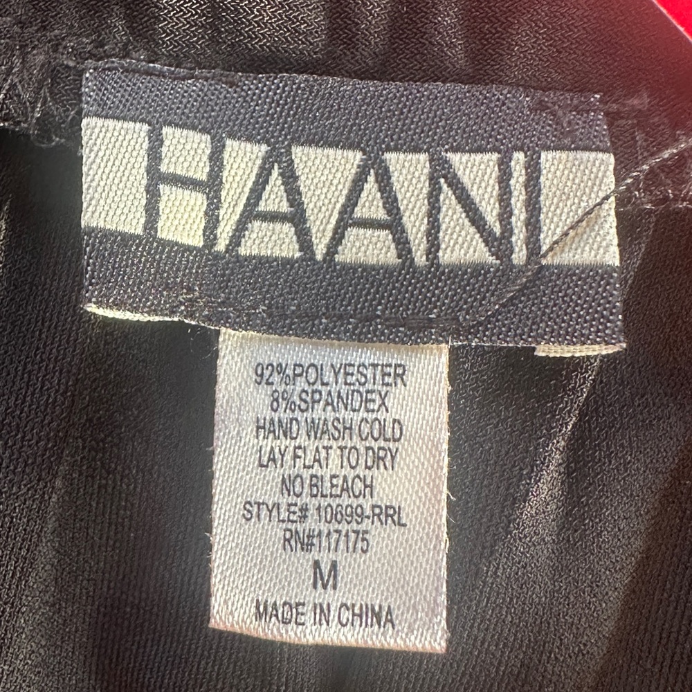 Haani Black Sleeveless Maxi Dress with Embellished Neckline - Picture 4 of 5